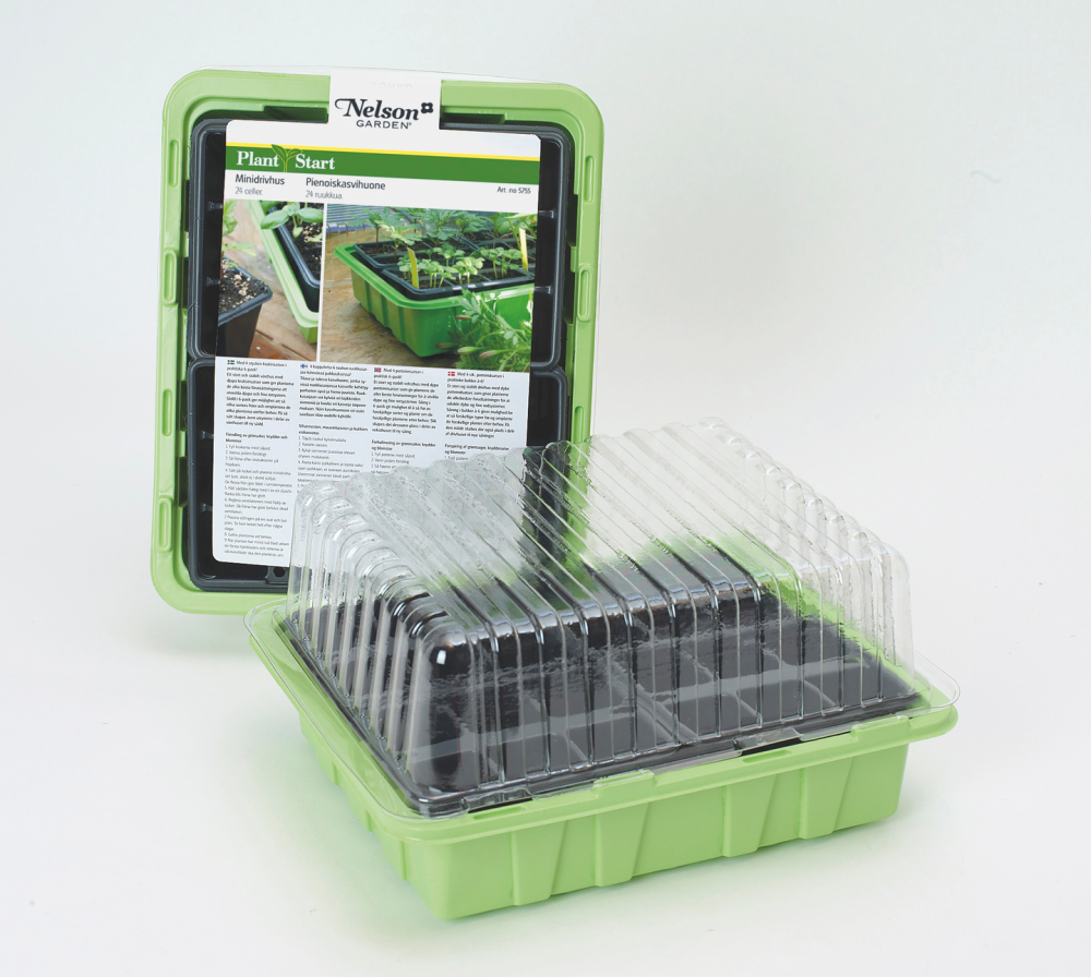 MINIDRIVHUS NELSON GARDEN KRUKINSATSER MEDIU