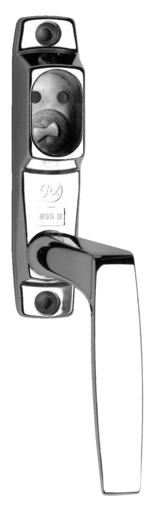 SÄKERHETSHANDTAG HÖ MATTKROM ASSA FIX 835S