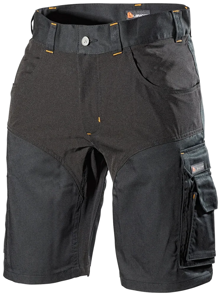 L.Brador 1490PB Arbetsshorts svart C58