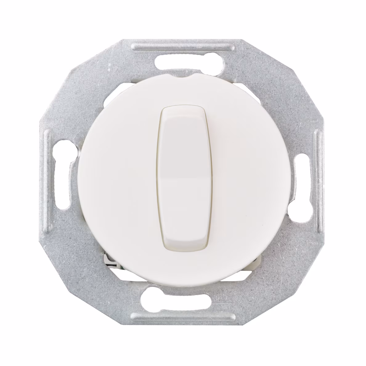 Kjøp Schneider Electric Bryter, Renova, vippeknapp, trapp/1-pol, innfelt, 16A, hvit