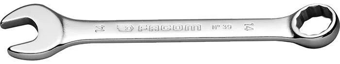Facom 39.11 U-ringnyckel kort, vinklad 15°, 11mm