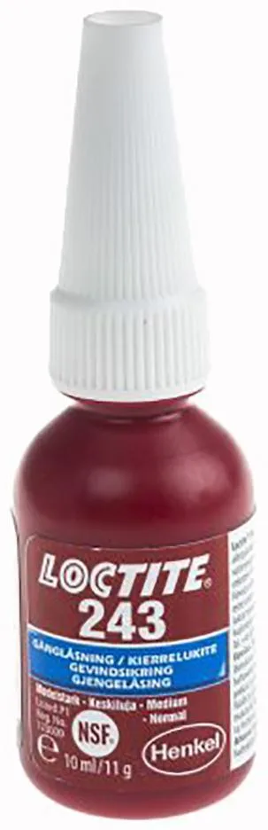 Loctite 243 Gänglåsning medelhög styrka 10 ml - Bild 2
