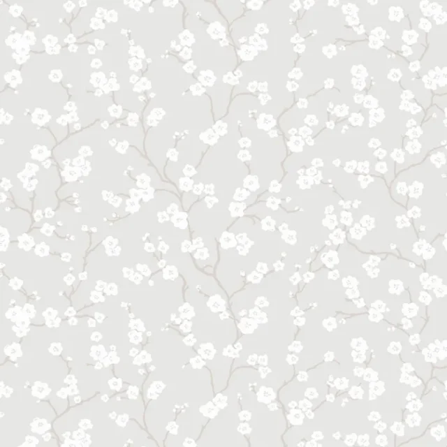 Fiona Walldesign Home Paper 100601 Tapet Spring day Grå