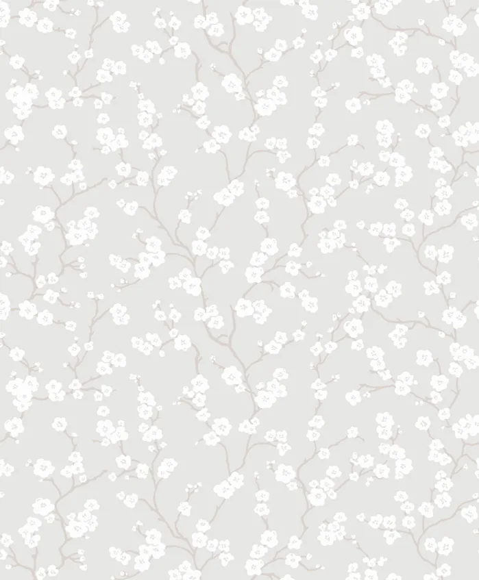 Fiona Walldesign Home Paper 100601 Tapet Spring day Grå