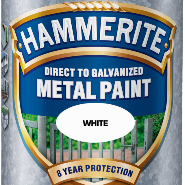 ROSTSKYDDSFÄRG HAMMERITE GALV VIT 750ML