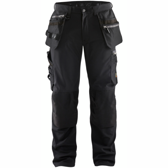 HANTVERKSBYXA 1805 2513 SOFTSHELL SVART C52