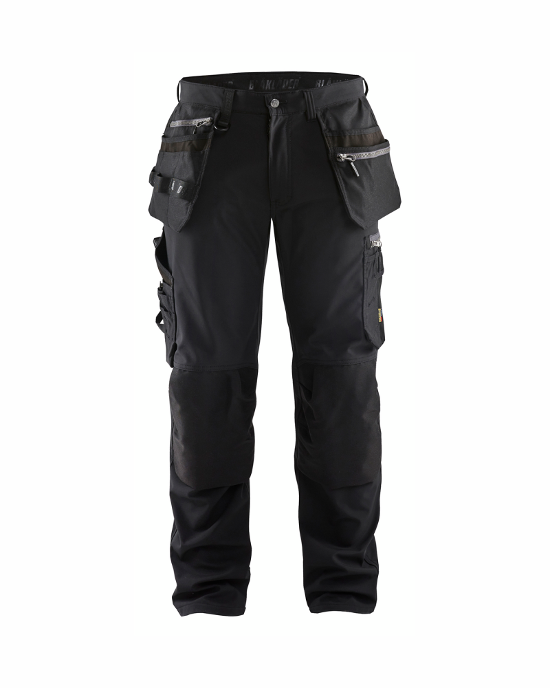 HANTVERKSBYXA 1805 2513 SOFTSHELL SVART C52