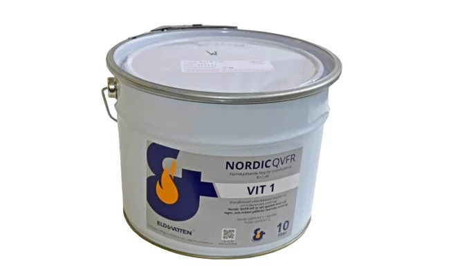 Nordic QVFR-1 Vit Flamskyddsfärg
