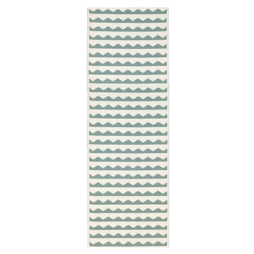 Gittan matta aqua (turkos), 70 x 250 cm