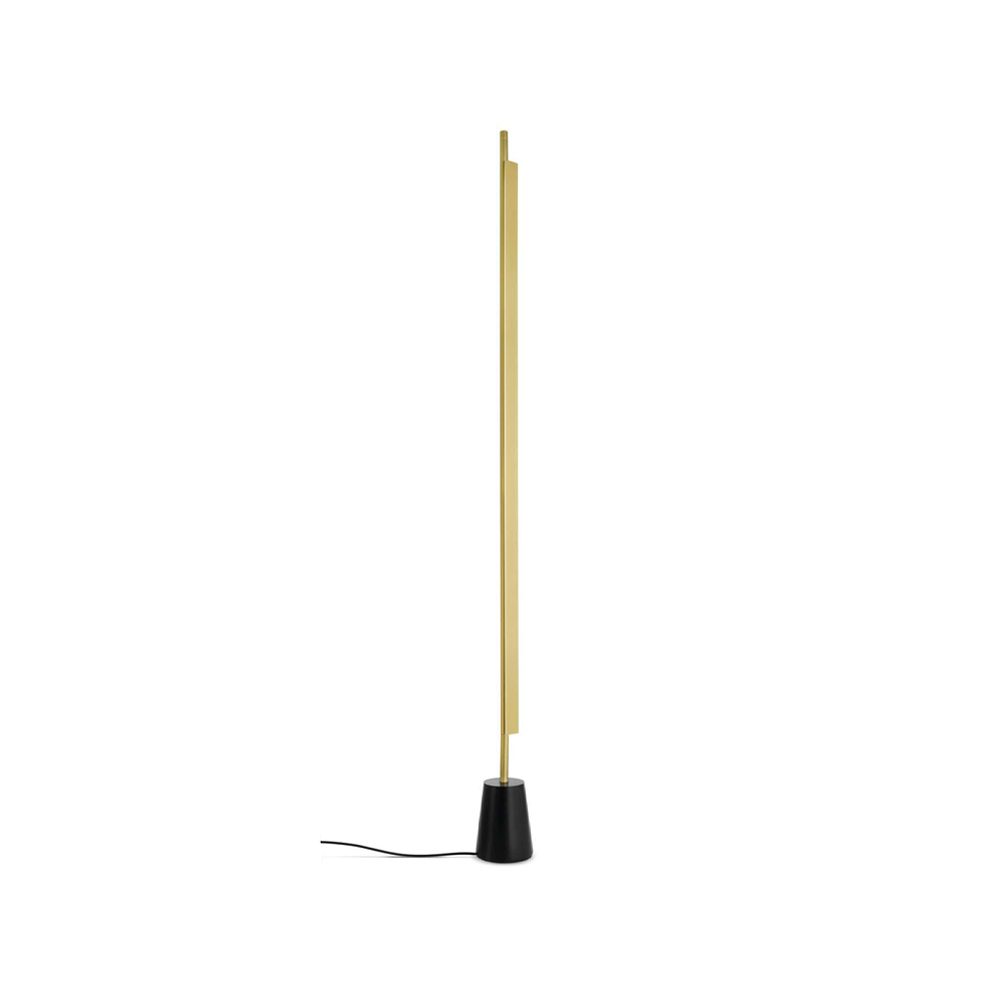 Compendium golvlampa, mässing
