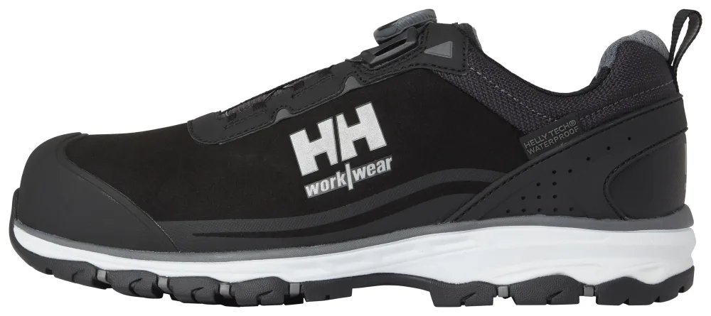 Helly Hansen Workwear Chelsea Evolution 2 Skyddssko låg, svart, BOA, S3 Normal läst