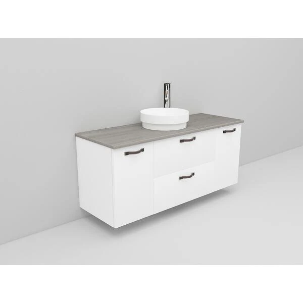 Badrumsmöbel Flexline Modell 156 120cm, Vit, Slät | Stuvbutiken - Bild 2