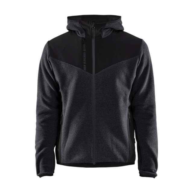 JACKA BLÅKLÄDER 5940 2536 STICKAD MED, SOFTSHELL ANTRACITGRÅ/SVART XL