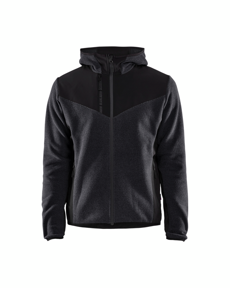 JACKA BLÅKLÄDER 5940 2536 STICKAD MED, SOFTSHELL ANTRACITGRÅ/SVART XL