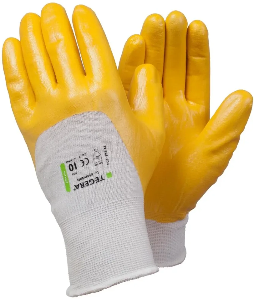 Tegera 722 Montagehandske Nitril/Polyester 10