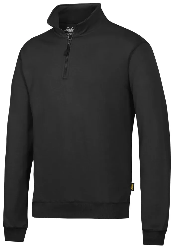 Snickers Workwear 2818 Tröja röd, kort dragkedja Röd