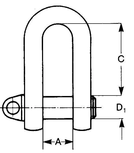 SCHACKEL RAK KL3 20MM