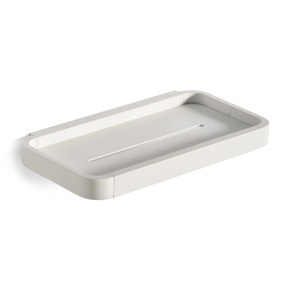 RIM duschhylla låg 11x22 cm, White