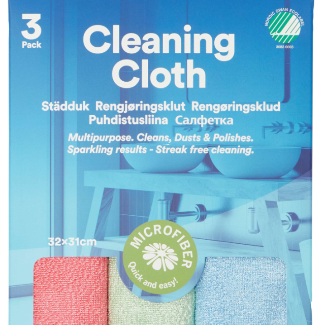 STÄDDUK MICROFIBER 3ST
