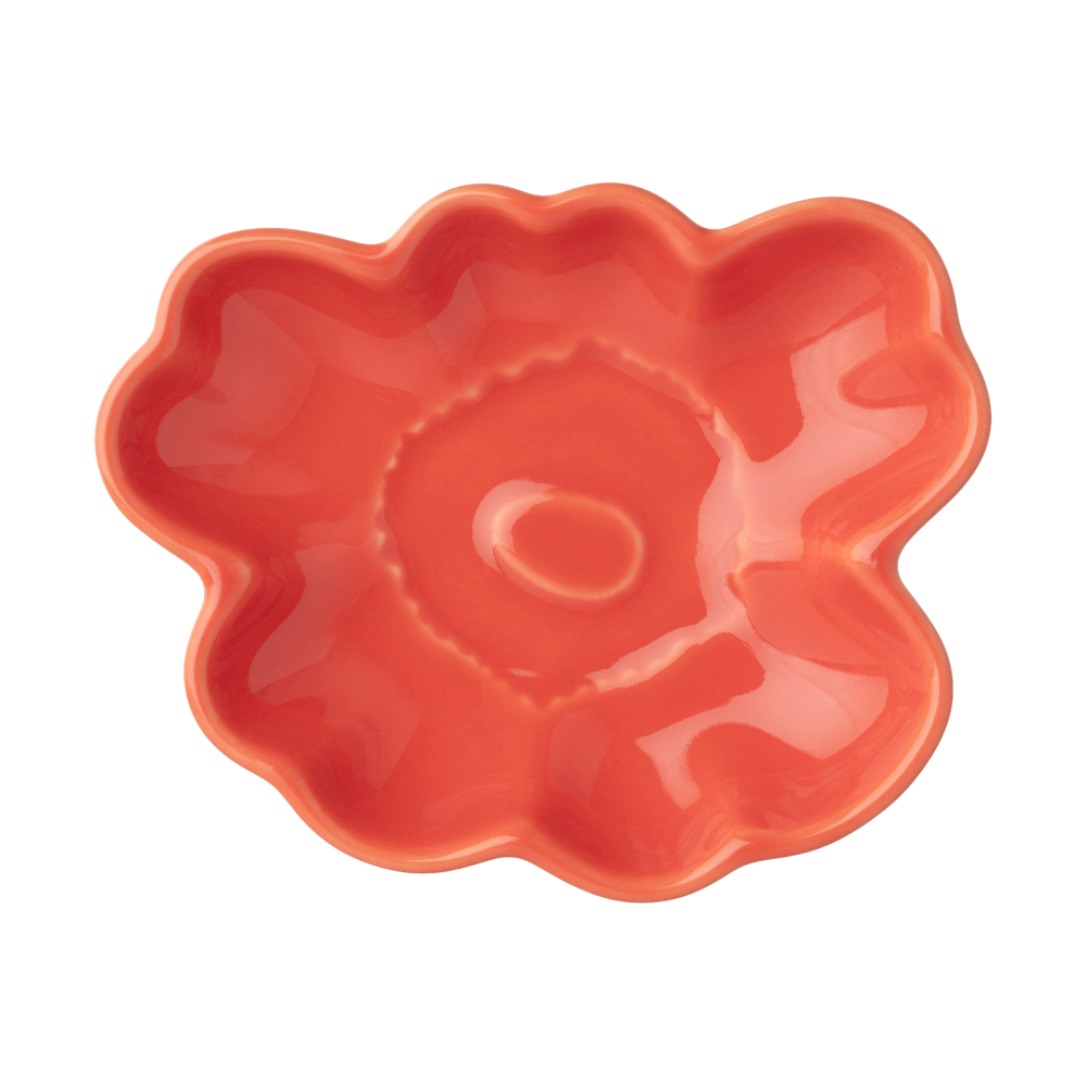 Unikko shape tallrik 9,5 cm, Orange red