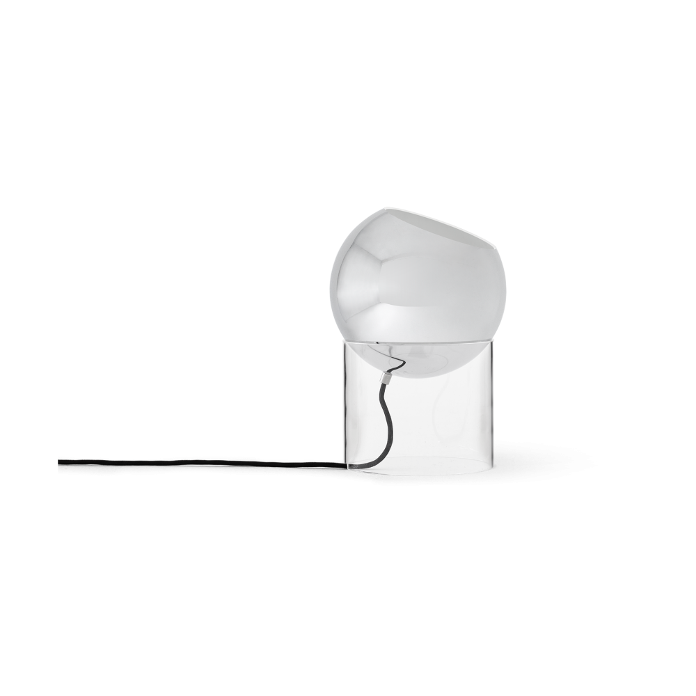 Topan VP13 bordslampa 31,5 cm, Clear-chrome plated
