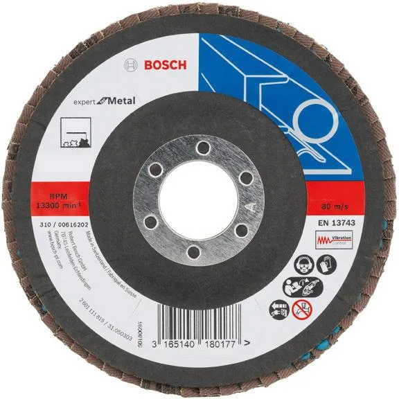 Bosch Expert for Metal Lamellslipskiva 125x22,23mm K80