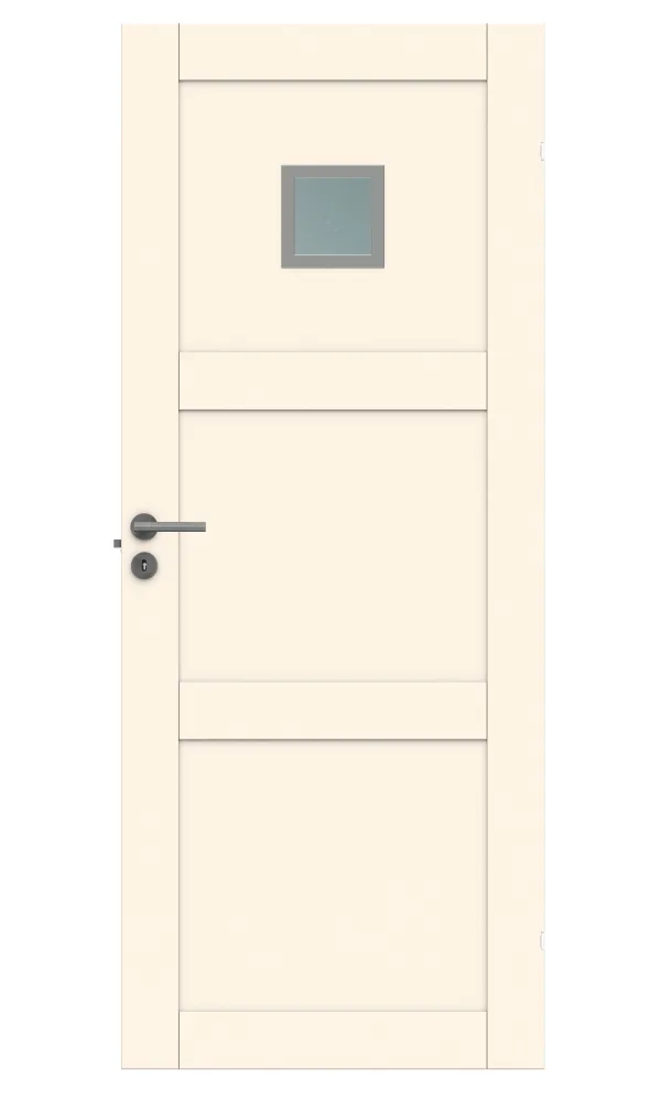 Swedoor Unique GWA 03L 120 Innerdörr svart ek 825x2040 mm