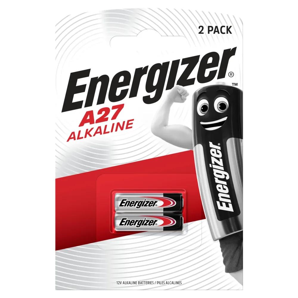 Energizer Alkaline Batteri alkaliskt, A27, 12 V, 2-pack A27 - Bild 2