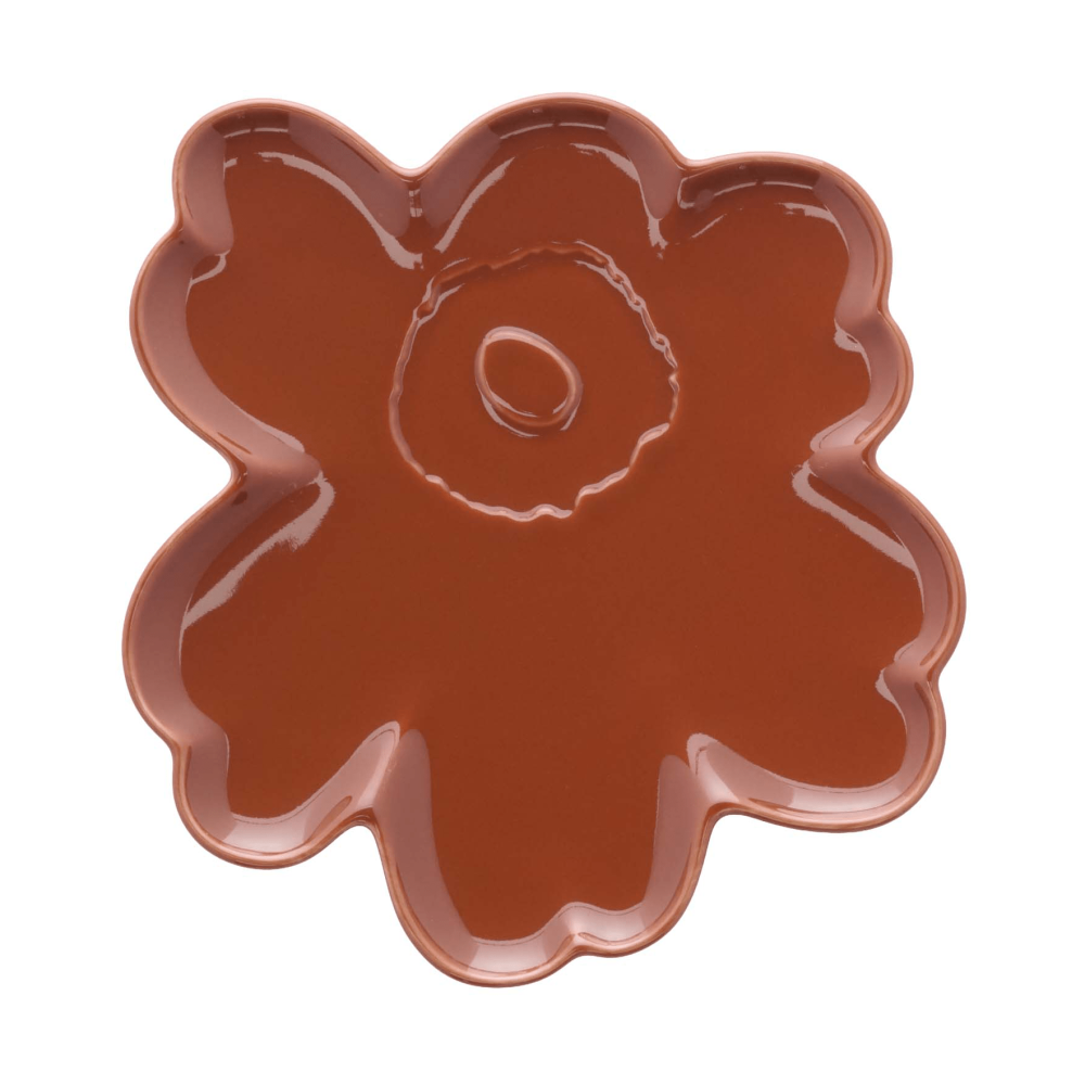 Unikko shape tallrik, Chestnut