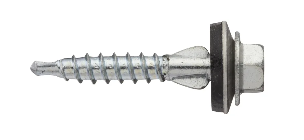 VSB 4836719 Plasttaksskruv 5.5 x 35 mm UTV TRÄ 150-pack Mörkgrå - Bild 2