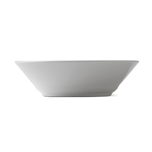 White Fluted djup tallrik, Ø 17 cm