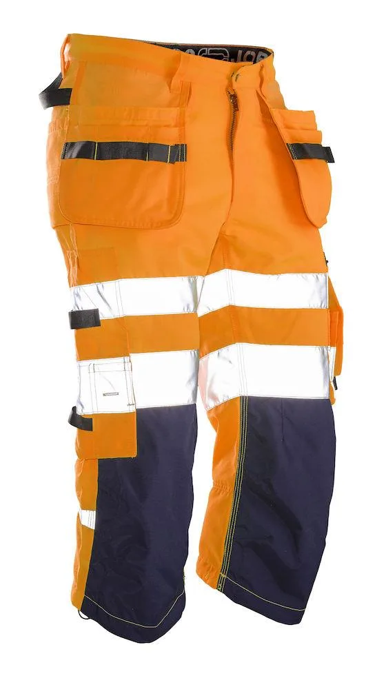 Jobman 2217 Piratbyxa orange/marinblå, varsel C46