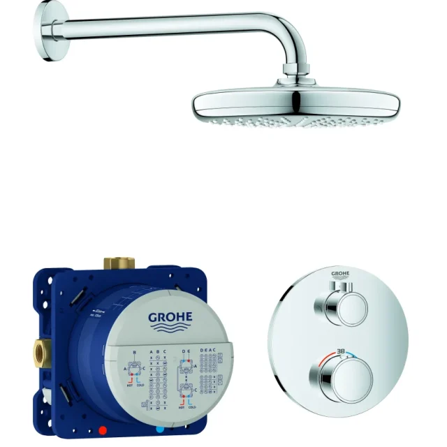 Grohe Grohtherm 34726000 Takduschset krom