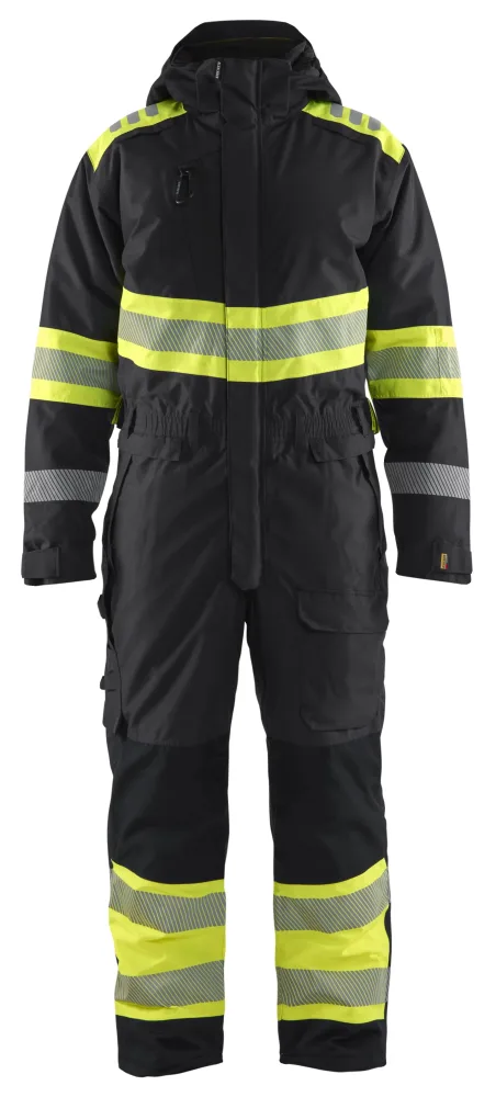 Blåkläder 672019779933L Vinteroverall varsel, svart/gul L - Bild 2