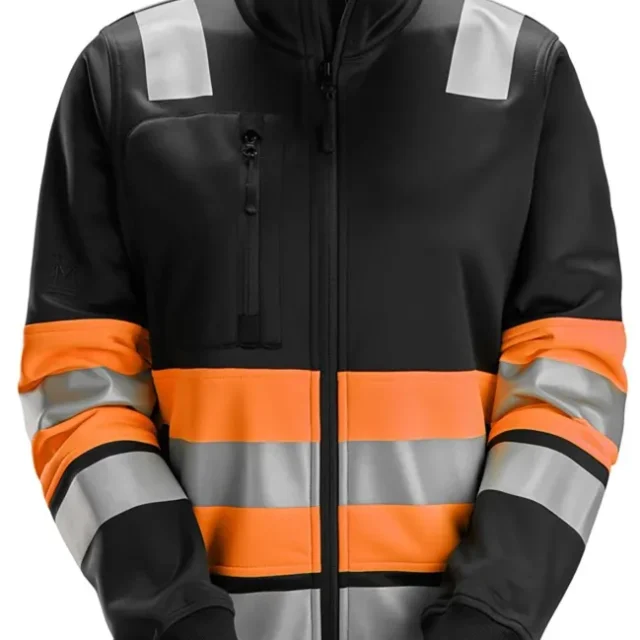 Snickers Workwear 8077 Jacka svart/Hi-Vis orange Svart/Hi-Vis Orange