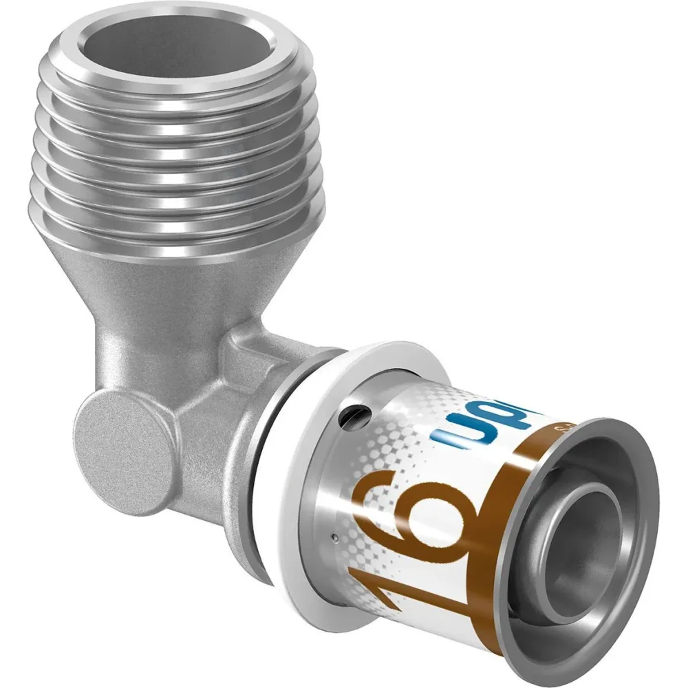 Uponor S-Press Plus 1896537 Vinkelövergång 90°, utvändig gänga 25 x 20 mm - Bild 2