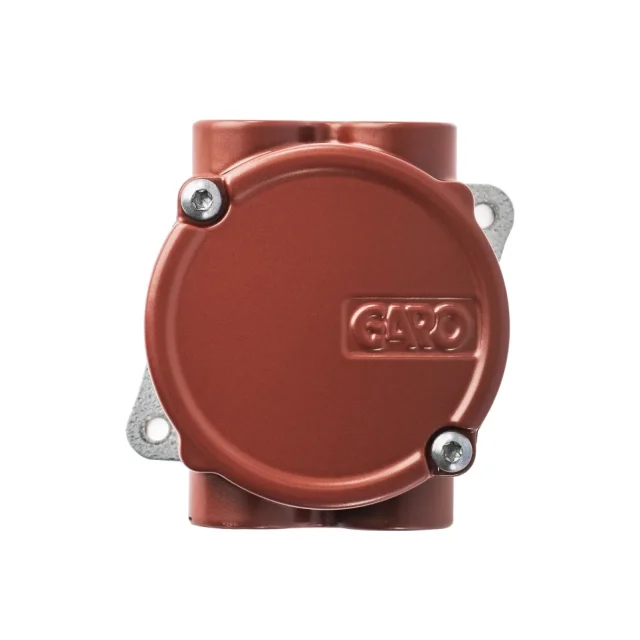 Garo 353967 Kopplingsdosa lättmetall, faluröd, M25 82 mm, 4 ingångar