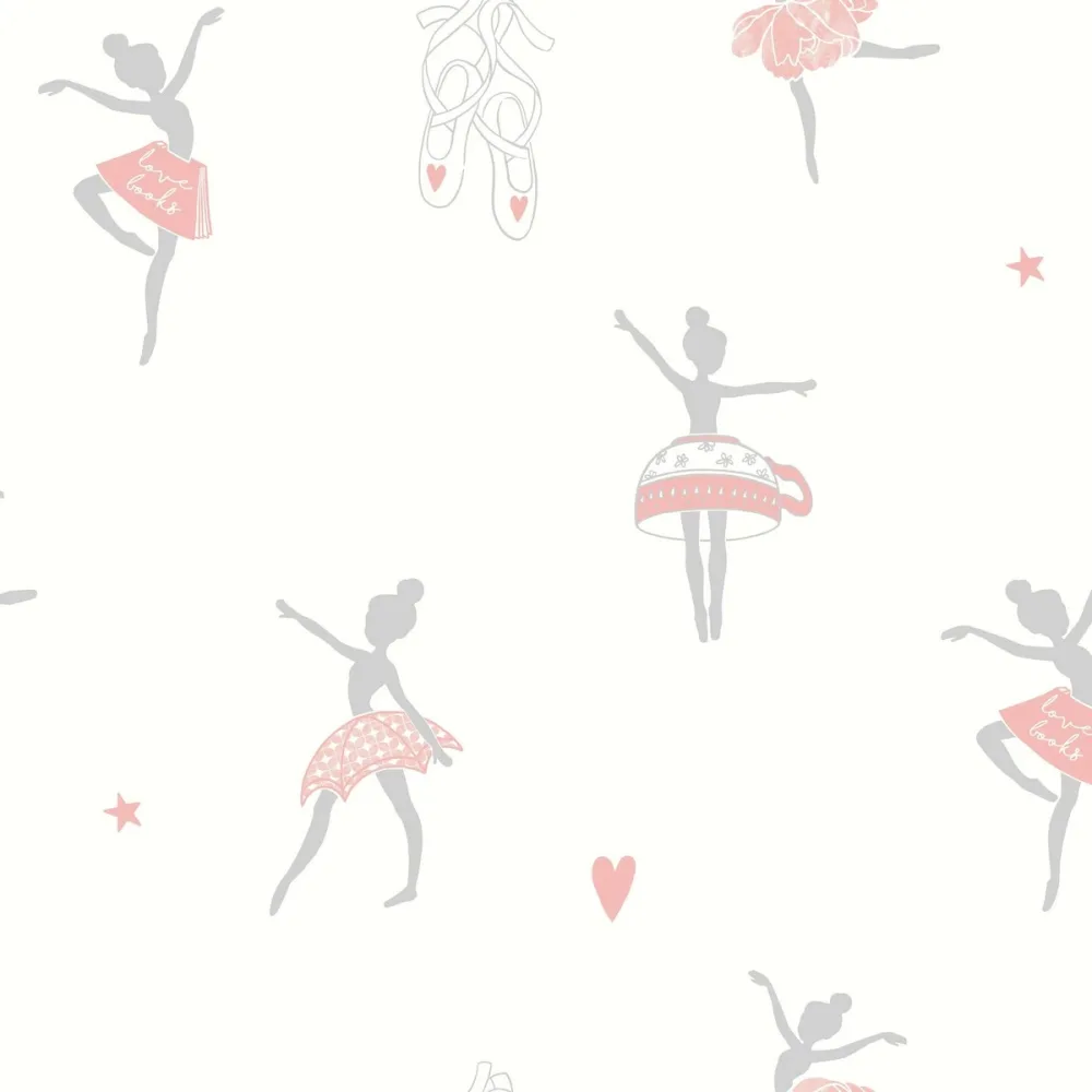 No Limits Ballerina 640716 Rosa Tapet | Stuvbutiken