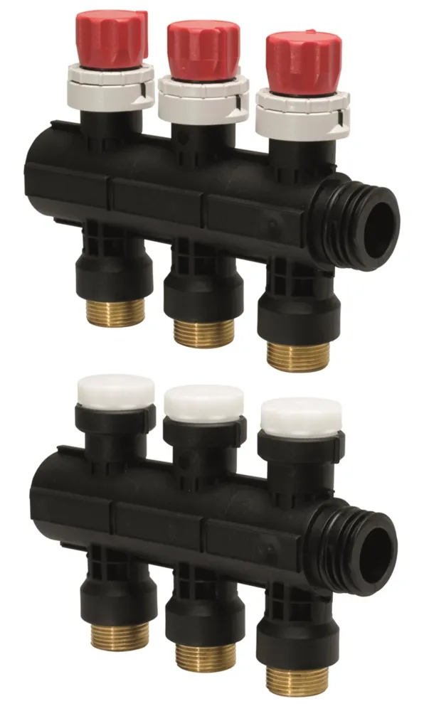 Uponor Pro 1 Euro-Cone Fördelare G25 x G20 4 avstick