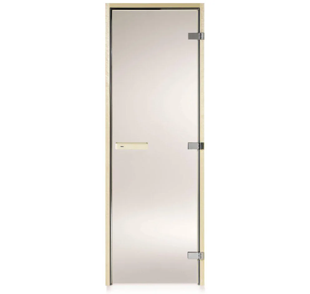Tylö DGL Bastudörr bronsfärgat glas, asp 8x20 dm