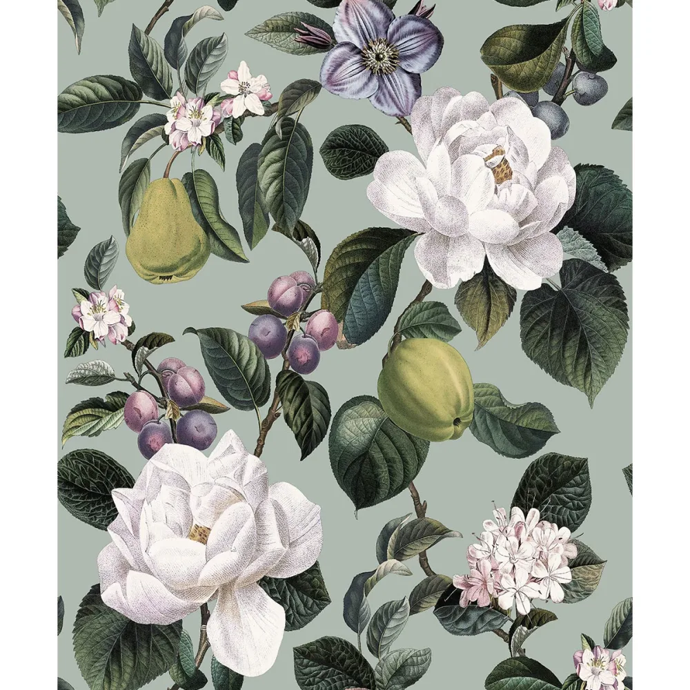 Tales of the Manor Pendula Aqua 91912 Tapet | Stuvbutiken
