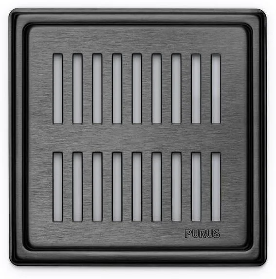 Purus Rib Klinkerram 154x154x6 mm Mattsvart - Bild 2