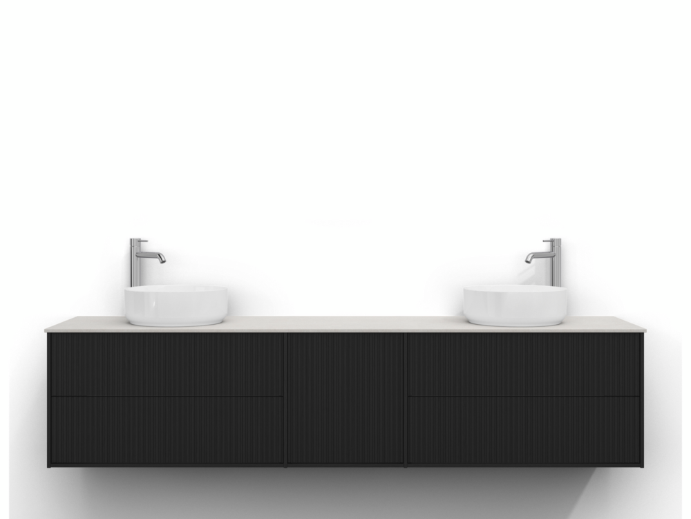 EPOS SVEDBERGS TVÄTTSTÄLLSSKÅP 200SV.ASK 2+1+2L SVL, ASK2+1+2L PUSH 199X45X45CM