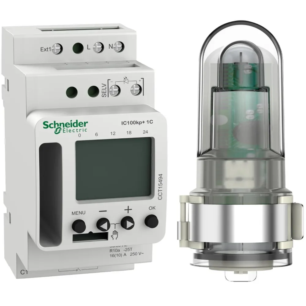 Schneider Electric CCT15495 Skymningsrelä 2 kanaler 2 kanaler