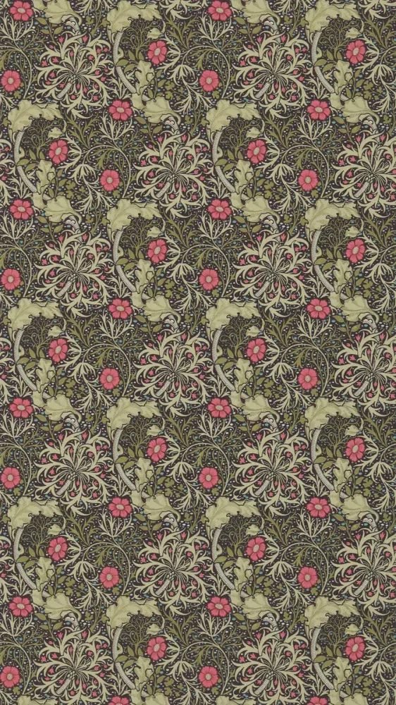 Morris & Co - Morris Seaweed Ebony/Popp Morris 160th Anniversary