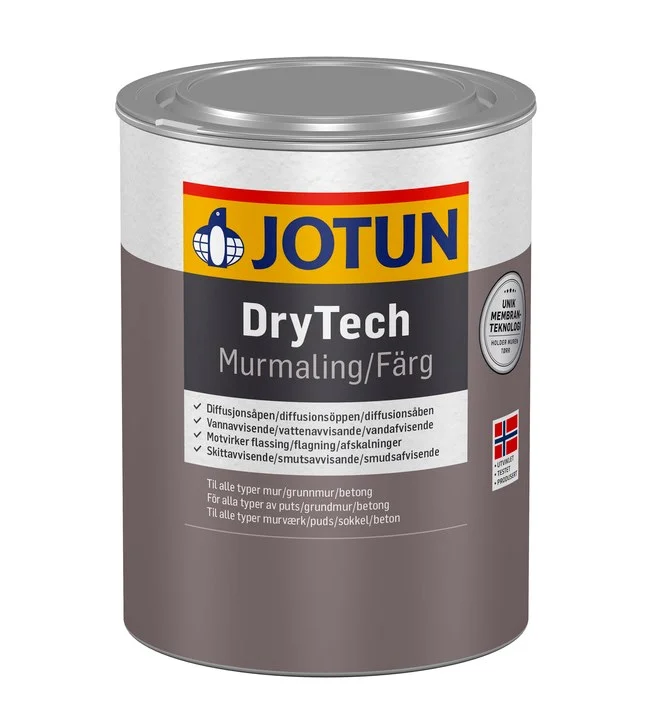 Jotun DryTech Murfärg - 0.75 L - Vit