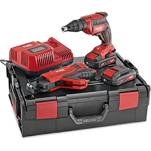 Flex DW45 18.0-EC M Gipsskruvdragare med batteri och laddare