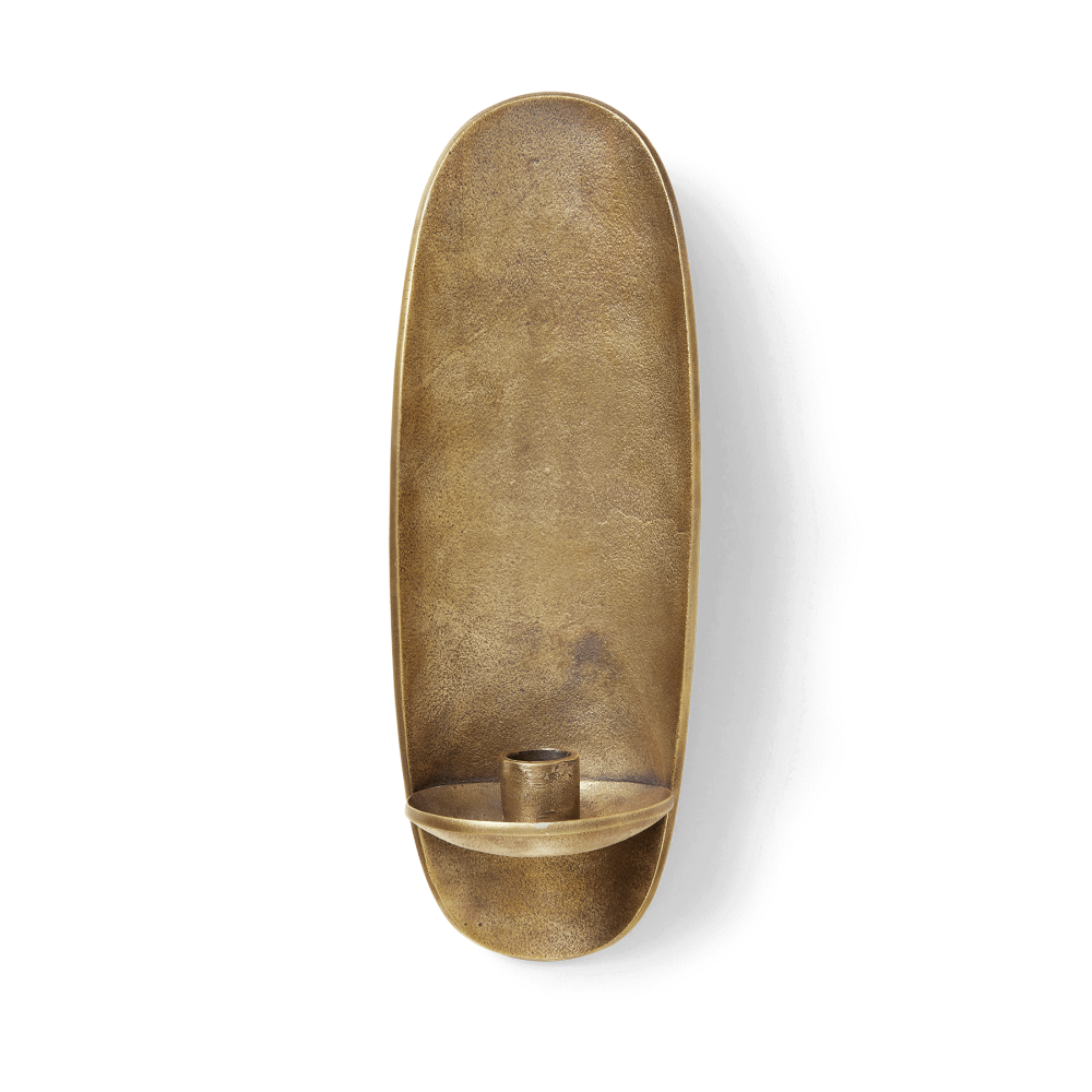 Agapé väggljusstake, Brass finish
