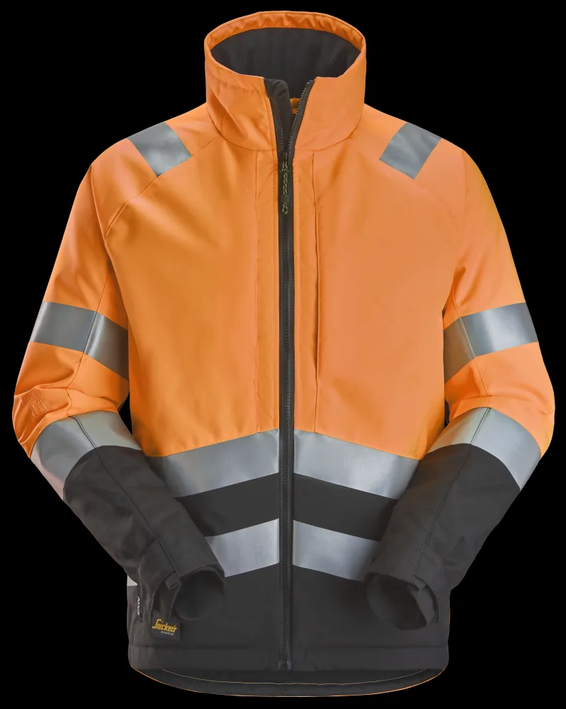 Snickers Workwear 1153-5504 Vinterjacka varsel, orange/svart XXL