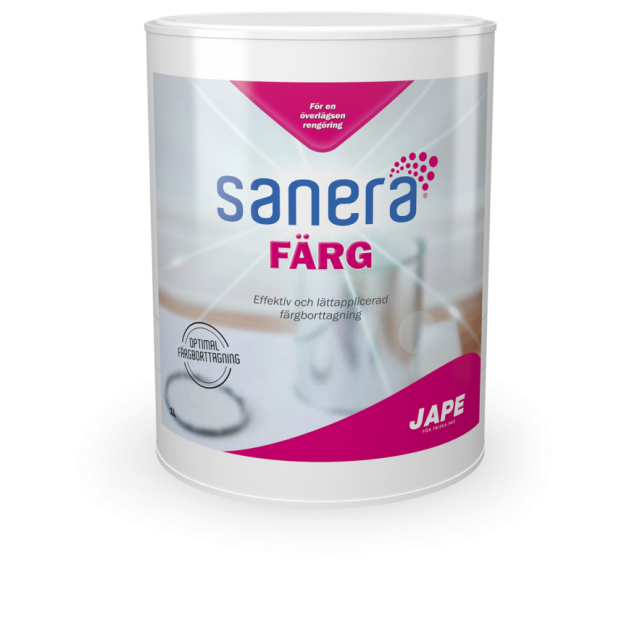 RENGÖRINGSMEDEL JAPE SANERA FÄRG 1L